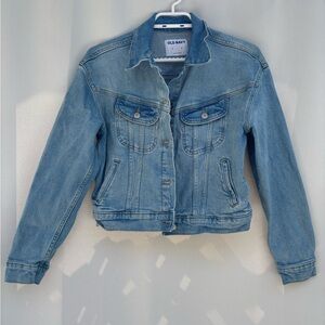 Old Navy Light Blue Denim Jacket - Women's Classic Trucker